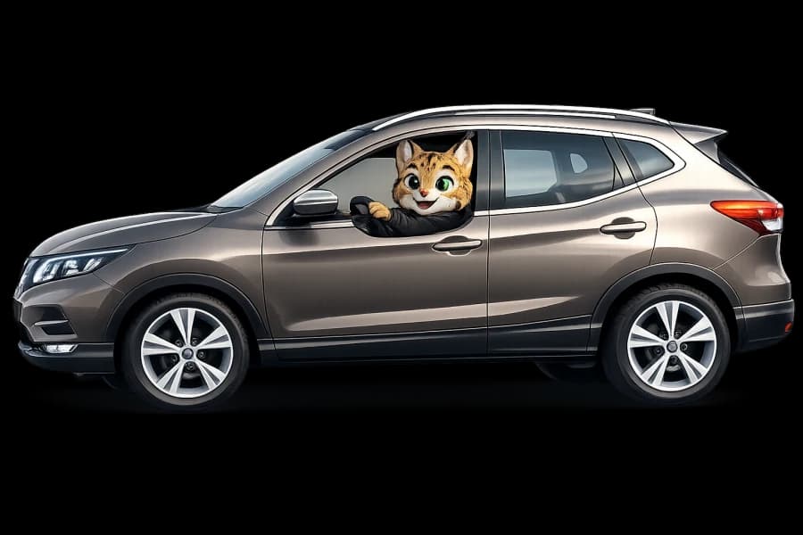 El lince de SacaCarnet con el vehículo del permiso b