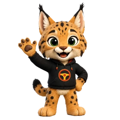 El lince de SacaCarnet saludando
